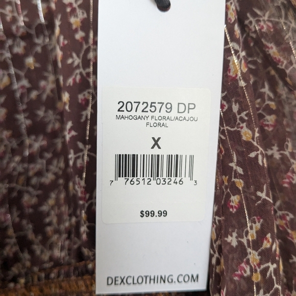 NEW Dex Printed Blouson Mini Dress - Picture 6 of 11